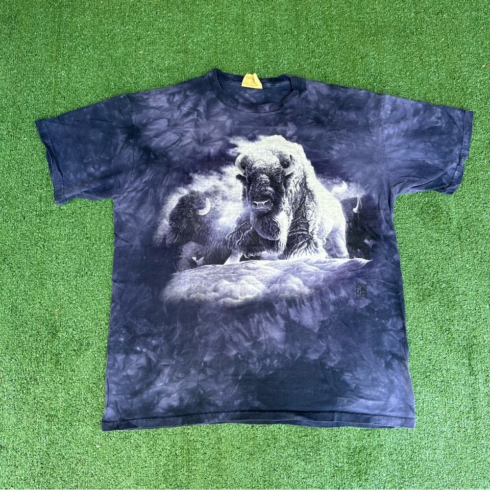 The Mountain Blue Bison Graphic T-Shirt